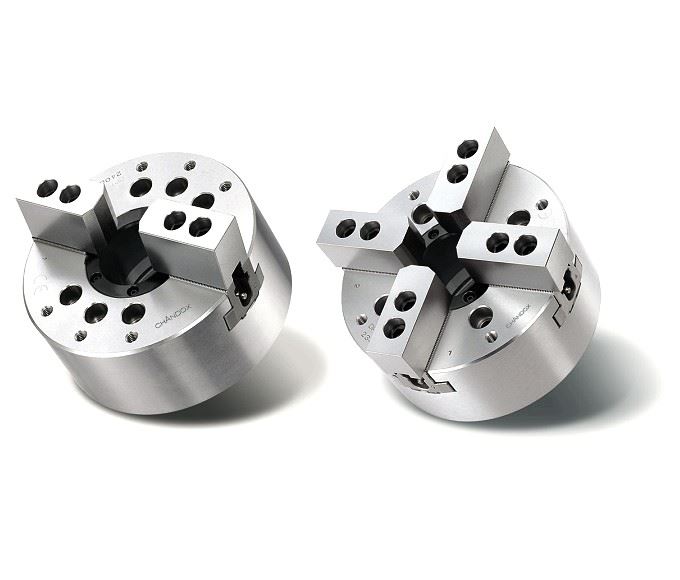2, 4-Jaw Large Through Hole High Speed Power Chucks